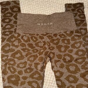 NVGTN mocha Leopard Pattern Leggings